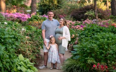 Raleigh Spring Family Session at the WRAL Azalea Garden