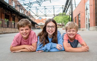 Session Feature:  An extended family session at Durham’s American Tobacco Campus